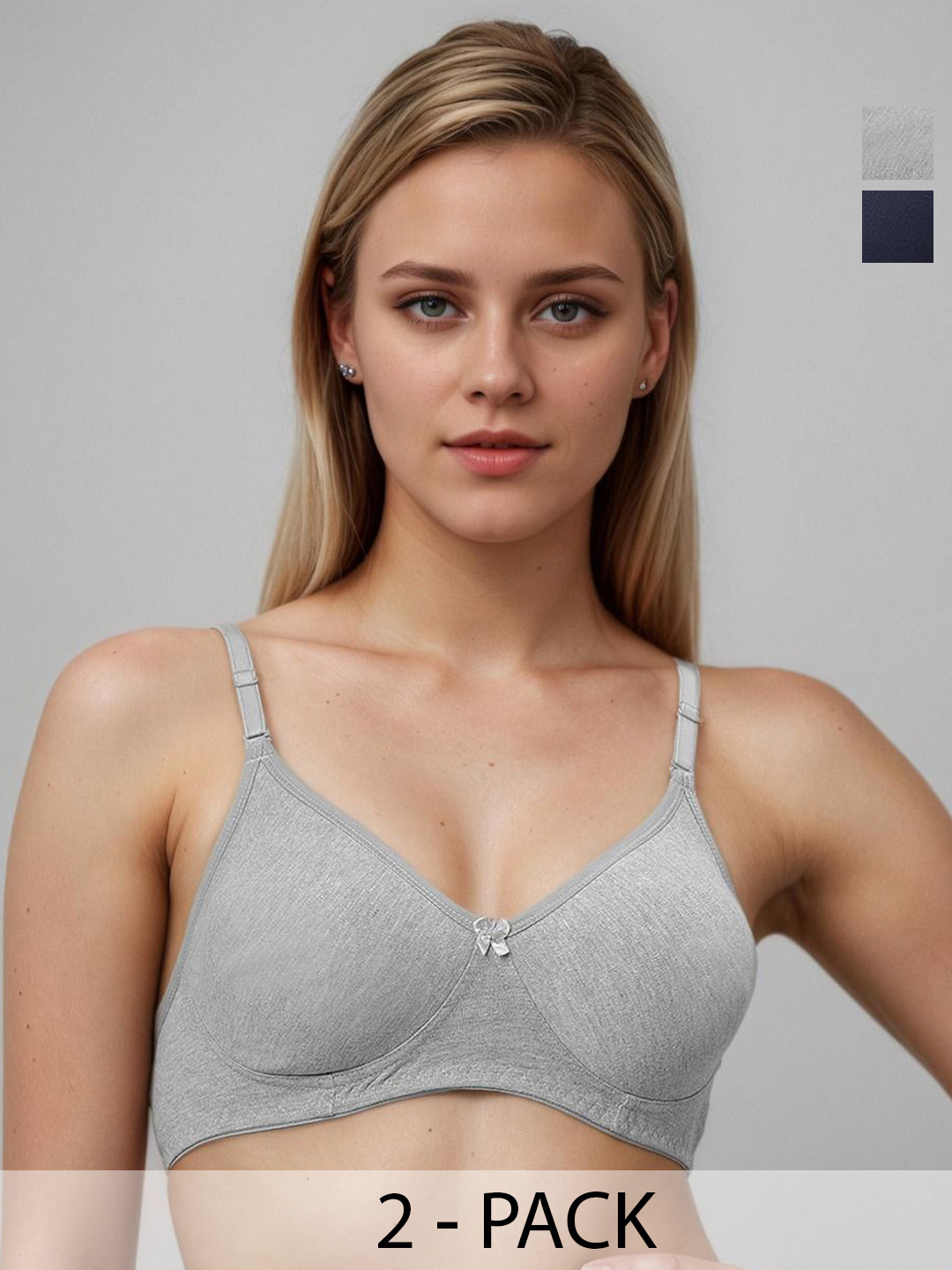 Eden Pack Of 2 T-Shirt Bra All Day Comfort Medium Coverage