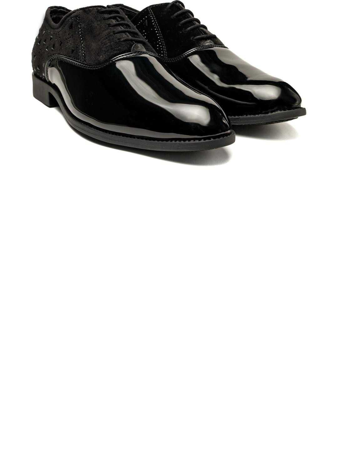 Bold Bunny Men's Pattern Work Leather Oxfords