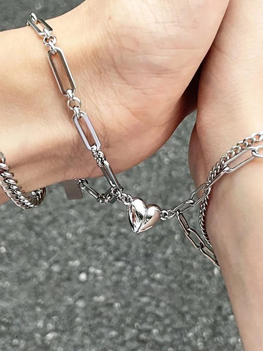 Ringzinnie Unisex Pack Of 2 Link Bracelet