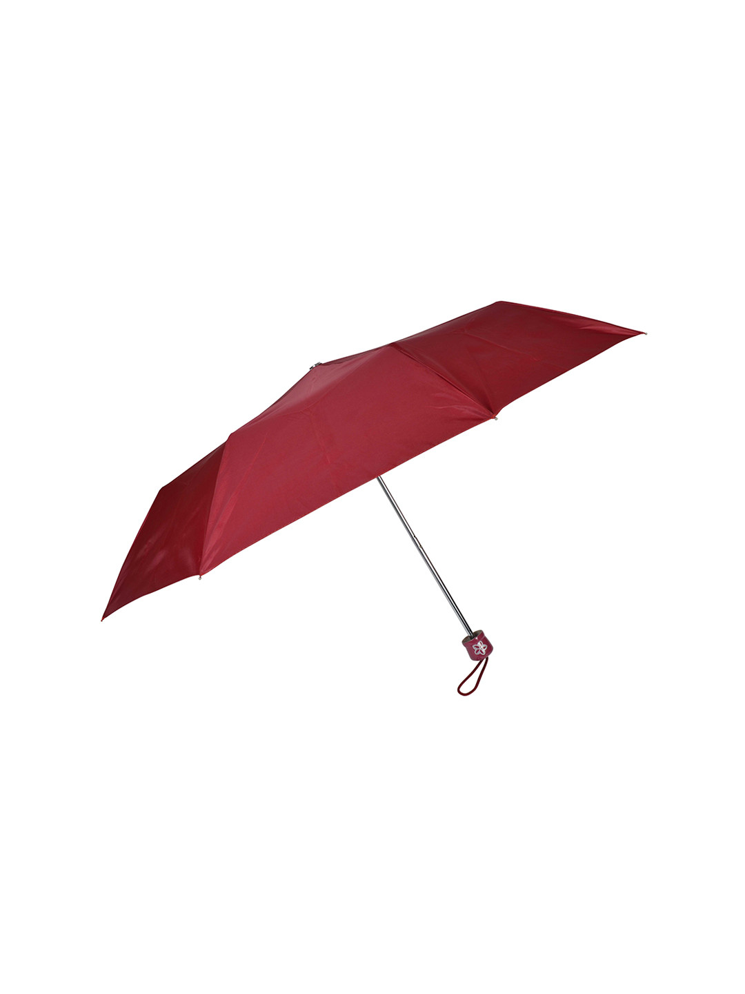 FENDO Maroon Manual 3 Fold Umbrella
