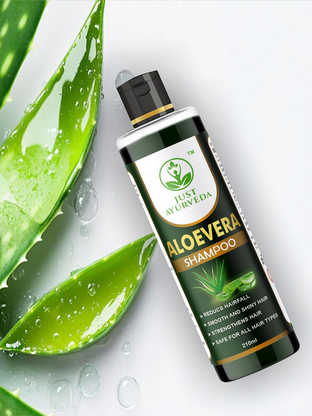 JUST AYURVEDA Aloevera Anti-Dandruff Shampoo - 210 ml