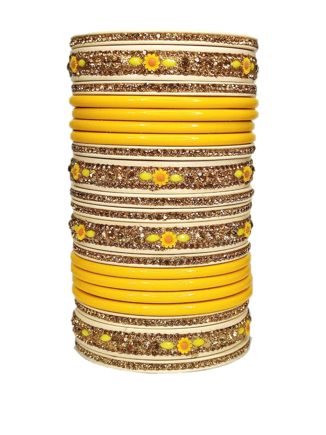 Anshi Creations Women  Set of 2 Handcrafted Lac Bangle