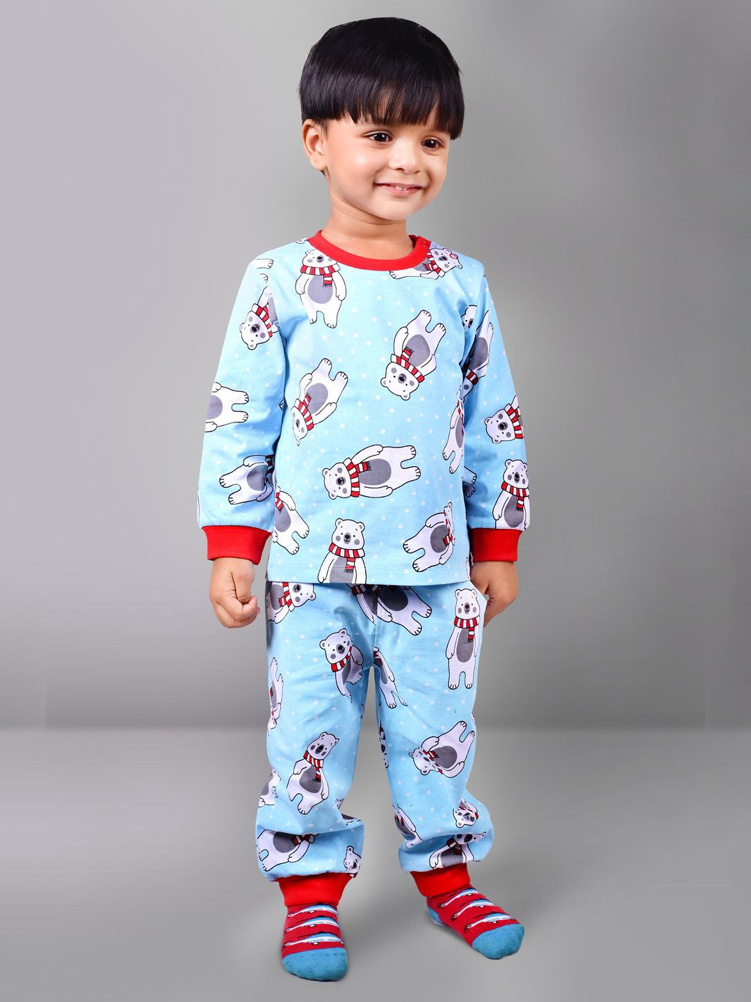 Dear to Dad Boys Graphic Printed T-shirt with Pyjama Night Suit