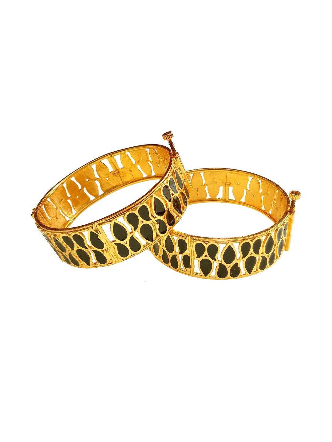 Balaji Gold Gold-Plated Ethnic Bangles