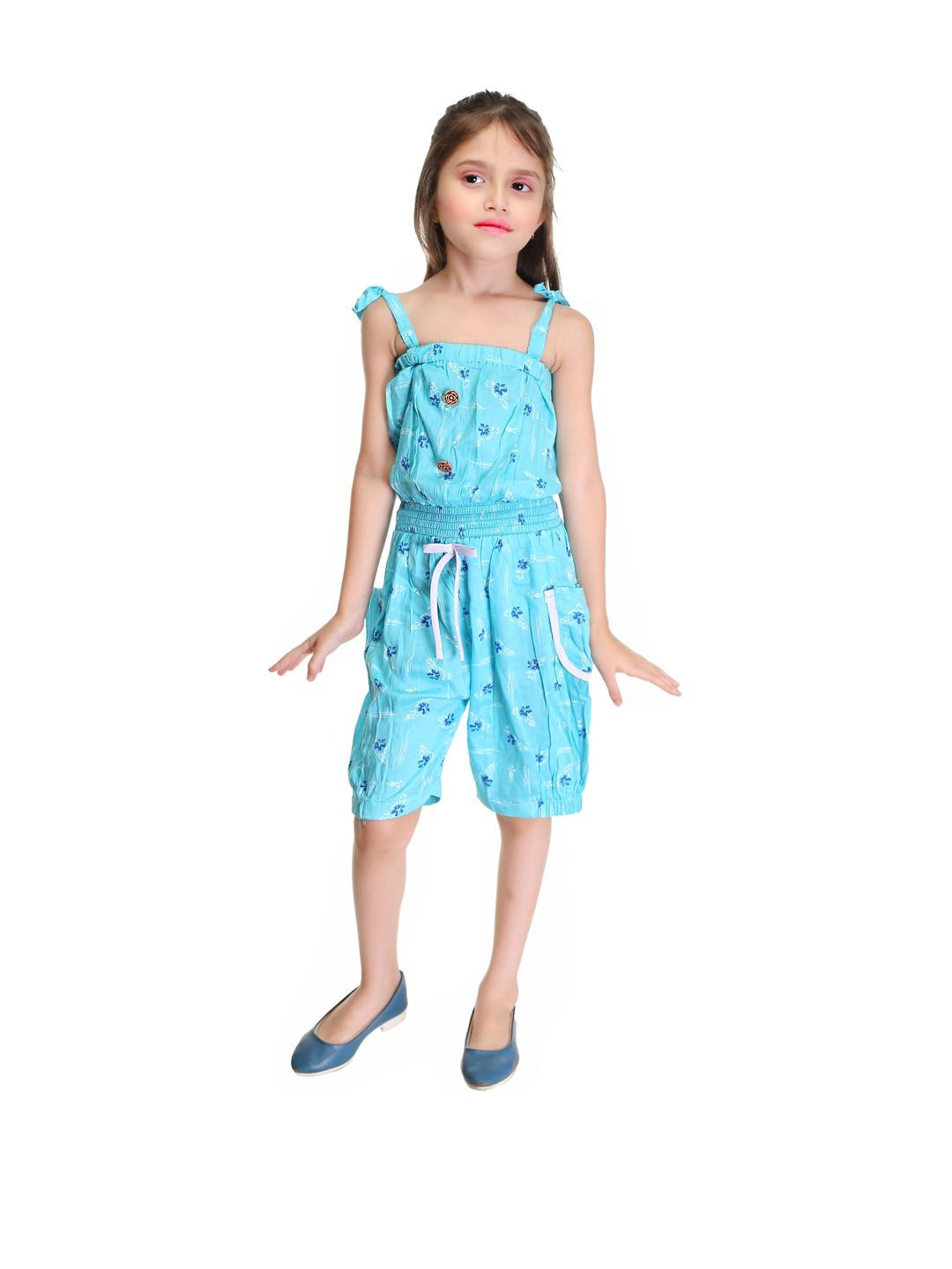 Smuktar garments Girls Blue Dresses