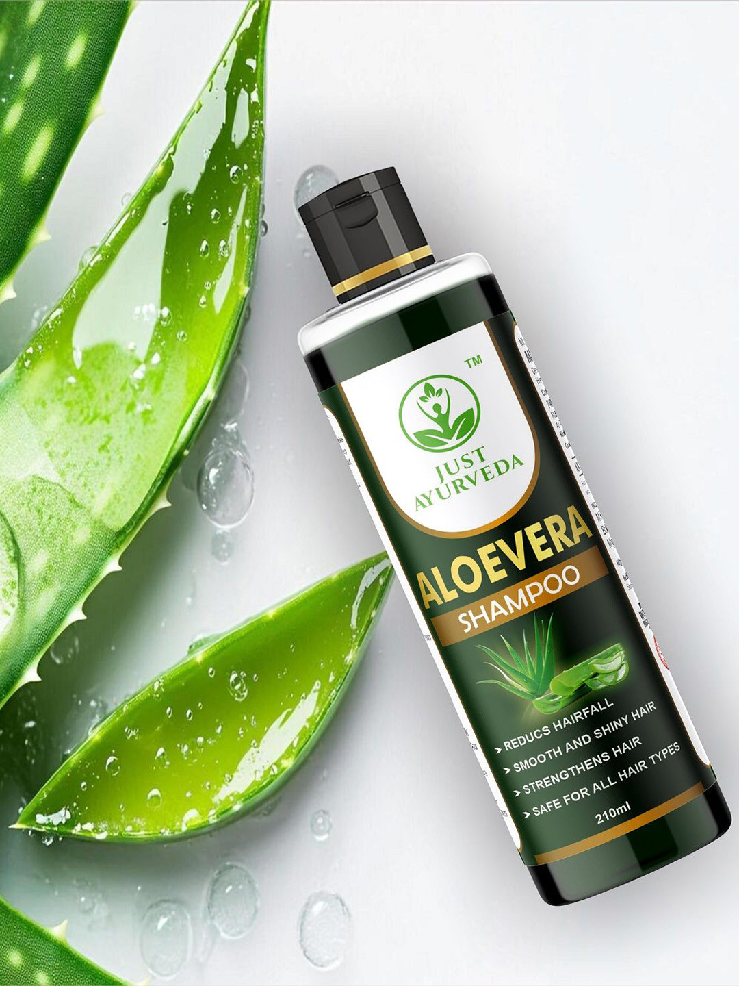 JUST AYURVEDA Aloe Vera Anti-Dandruff Shampoo - 210 ml