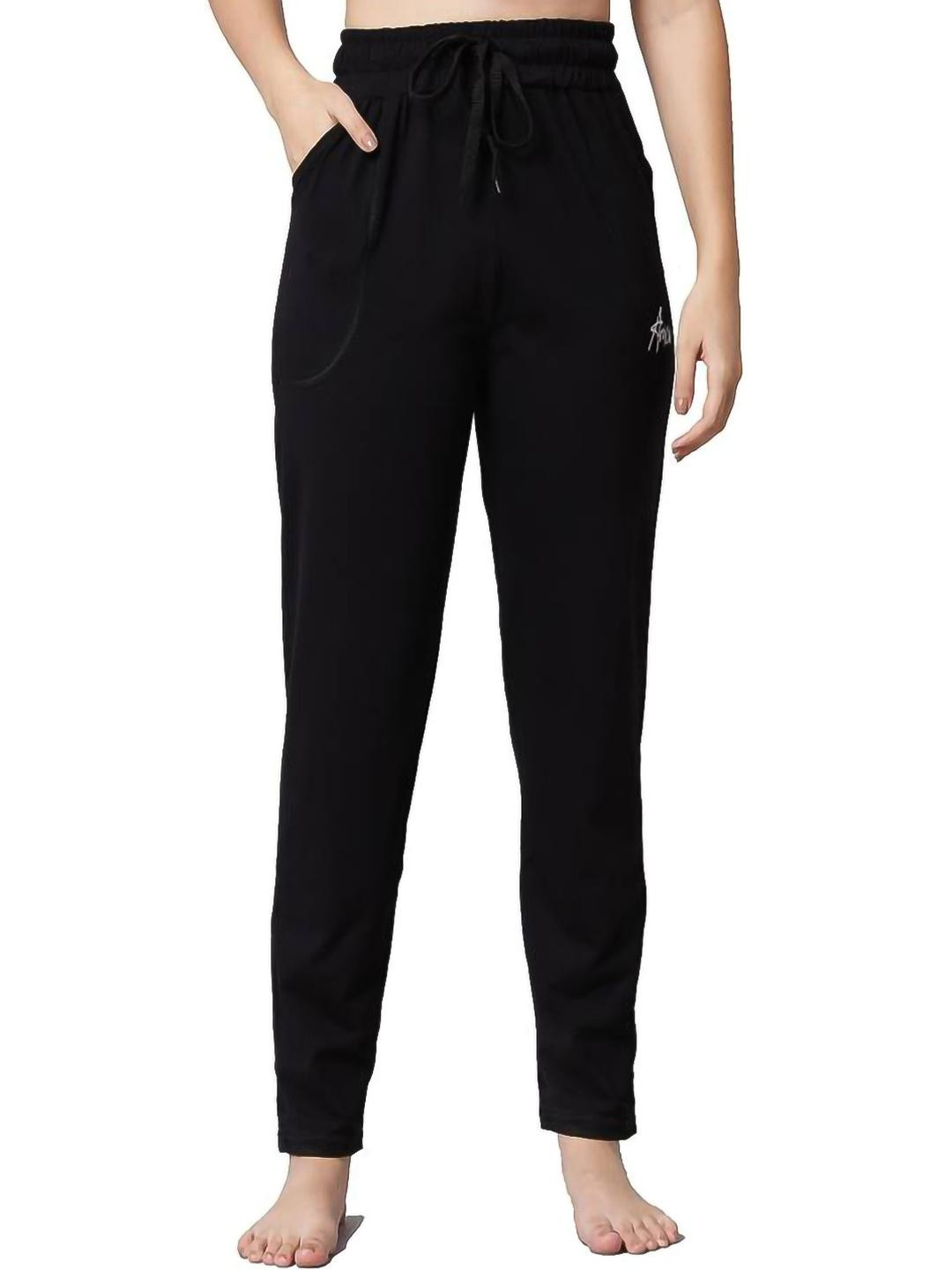 Women Cotton Casual Plain Pyjamas/Track Pant, Women Lower, Lounge Pants