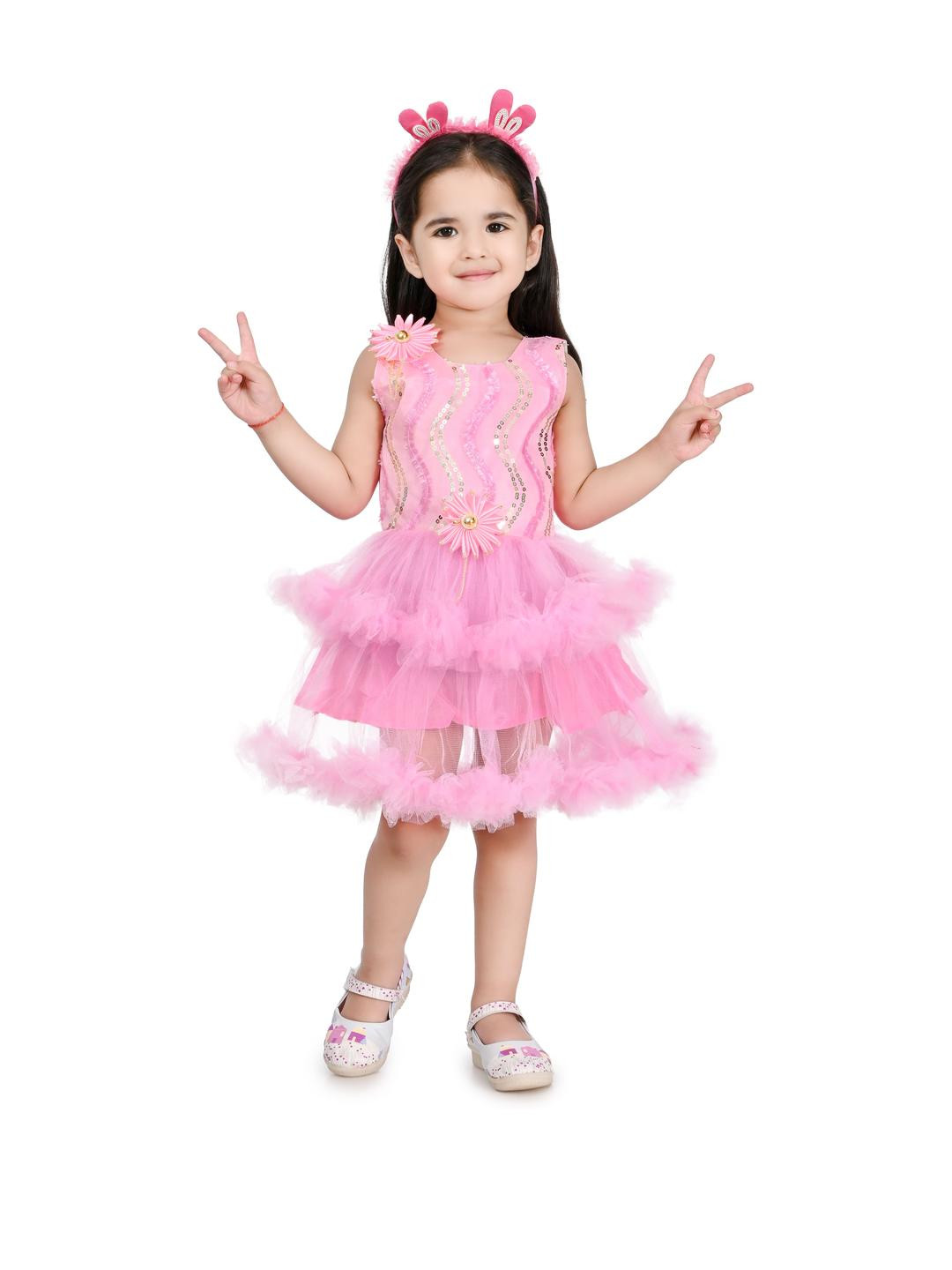 NFashion Girls Pink Dresses