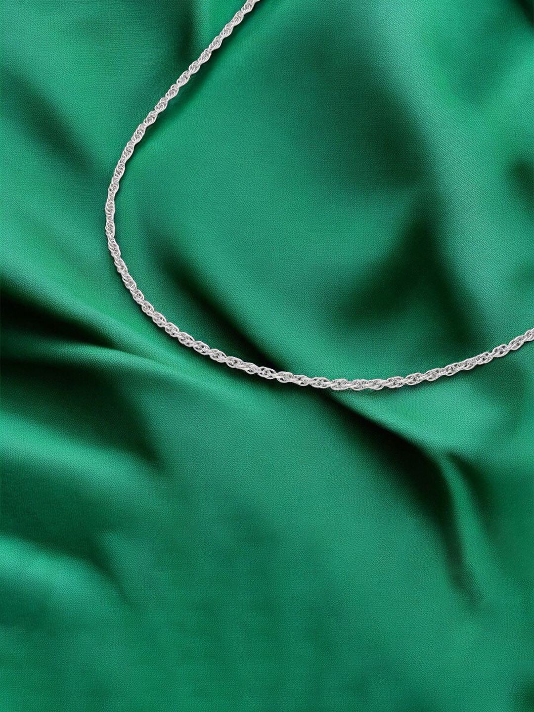 Crash.Club By CKC Unisex Silver Rhodium-Plated Chain