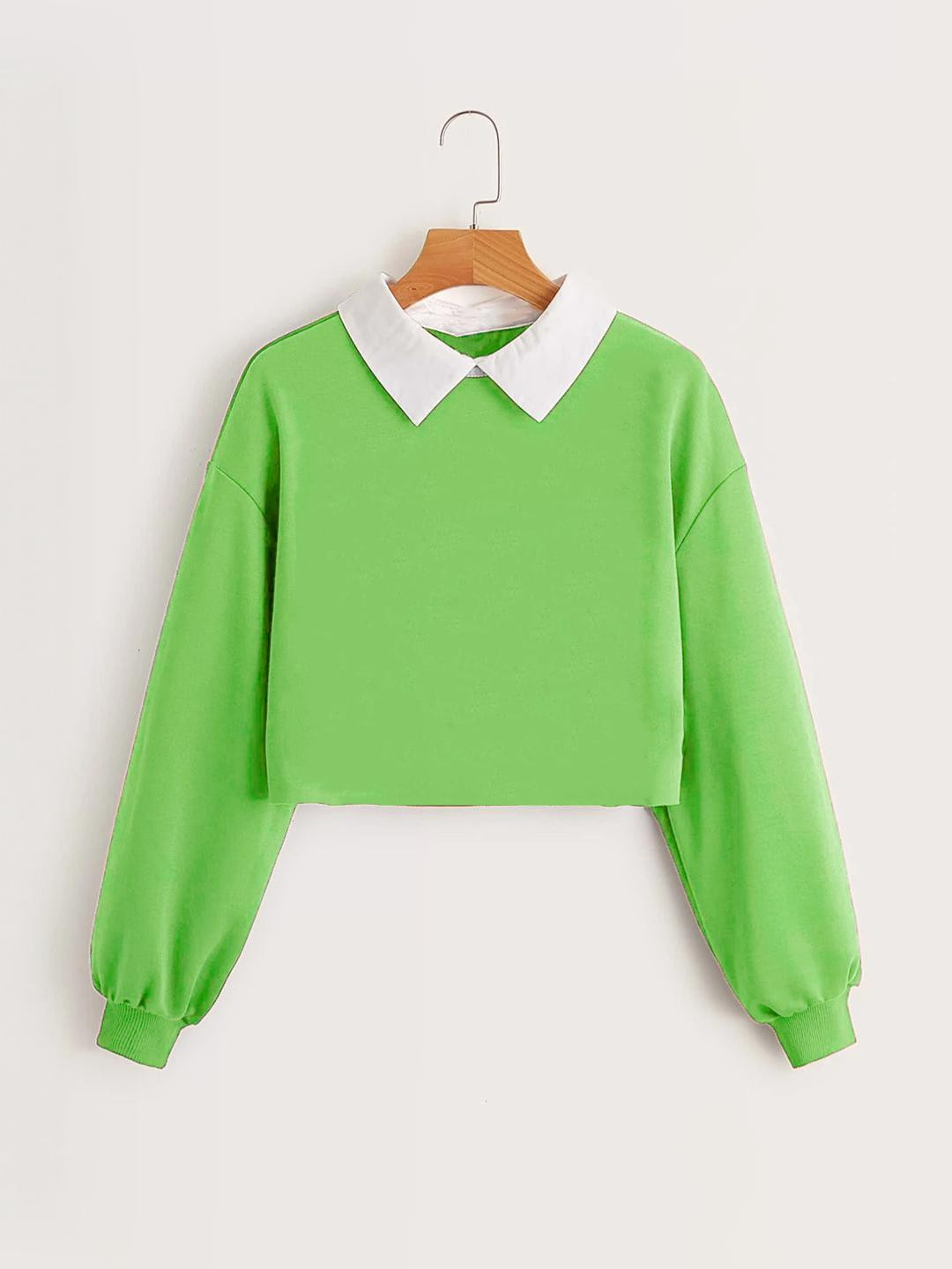TOXICFASHION Girls Peter Pan Collar Long Sleeve T-shirt