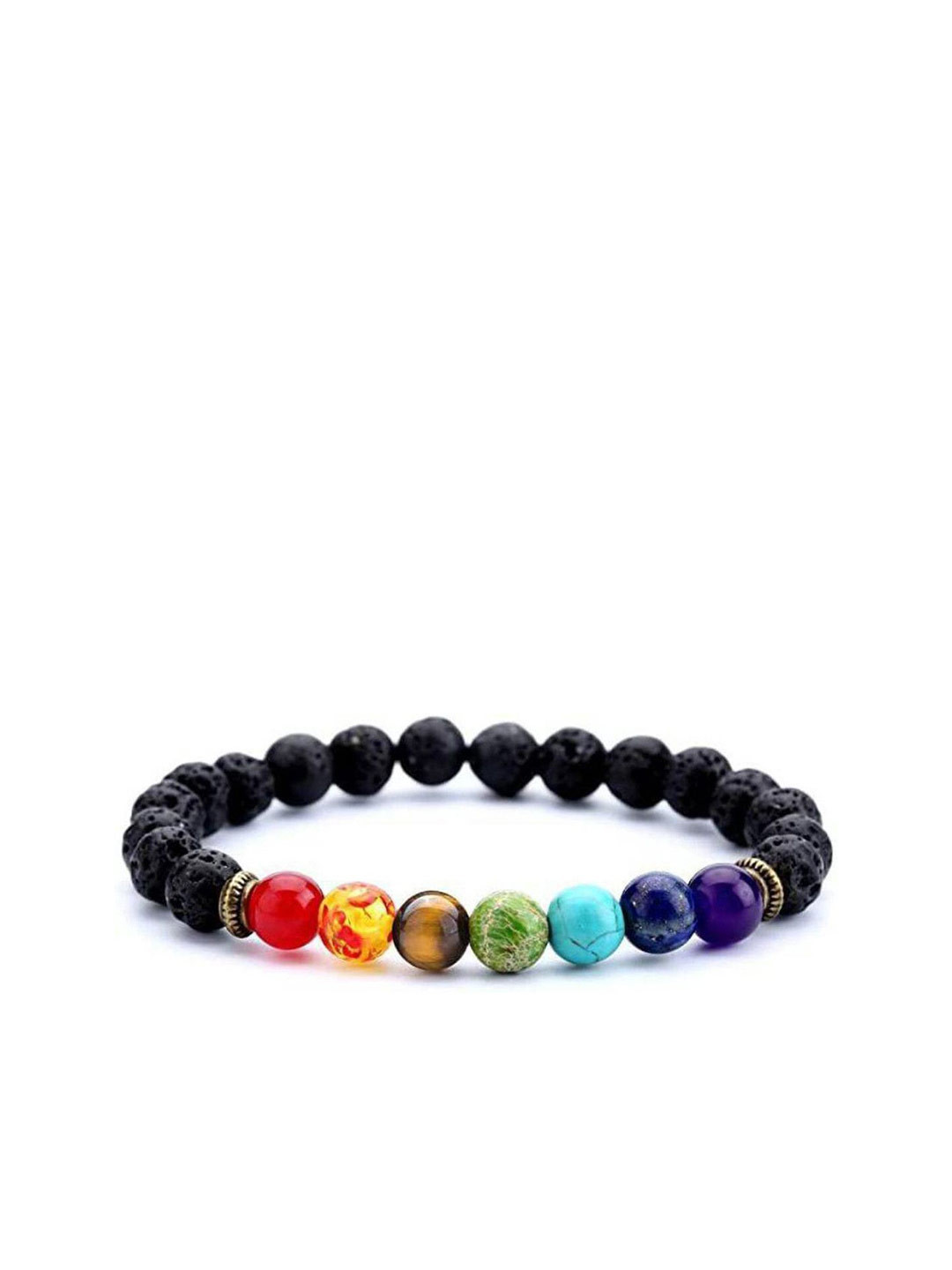 Ringzinnie Unisex 7 Chakra Moti Elasticated Bracelet