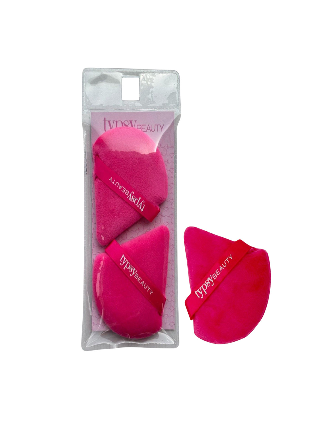 Typsy Beauty Set Of 2 Powder Puffs - Pink