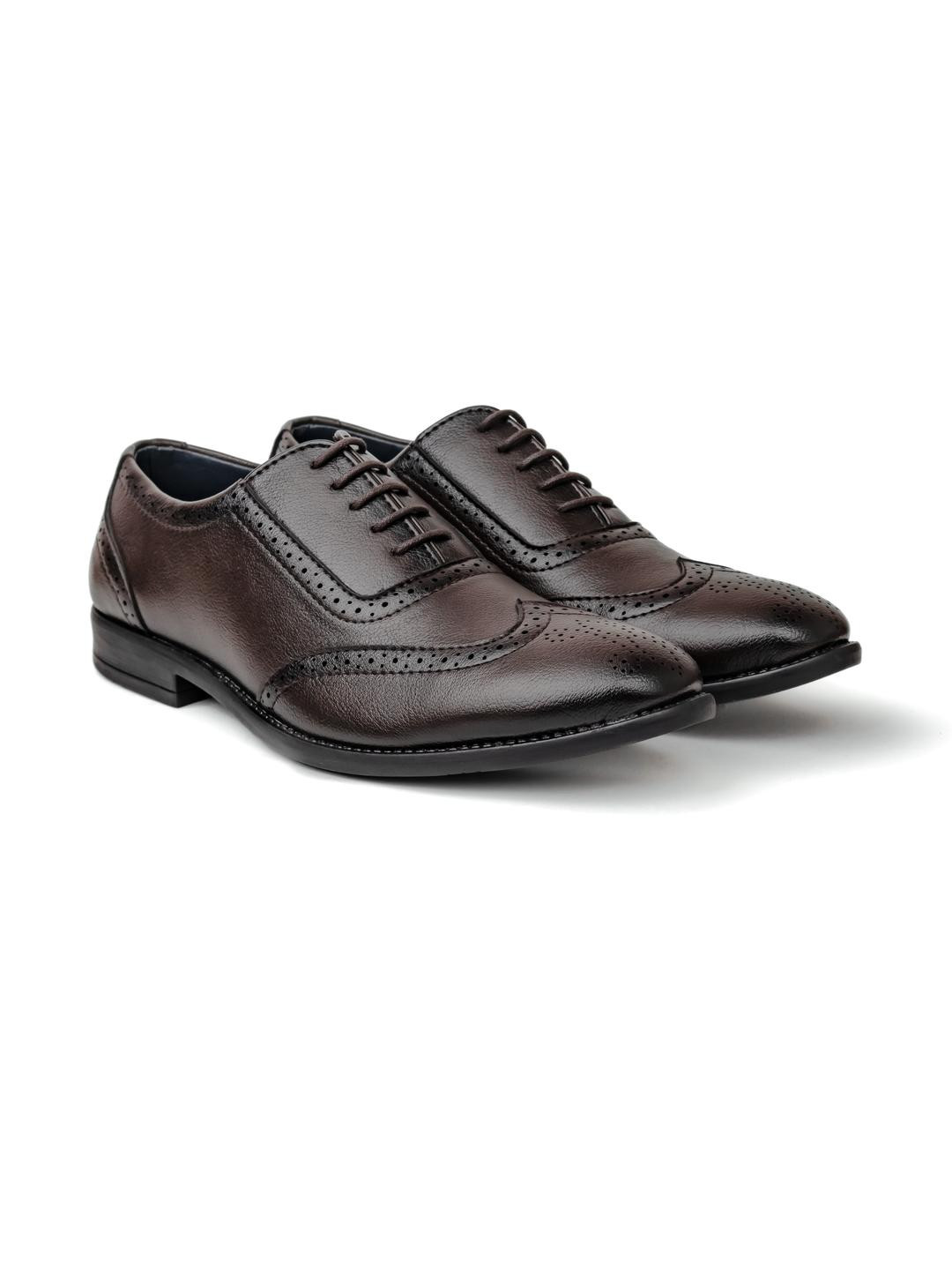 Bold Bunny Brown Men Leather Brogues