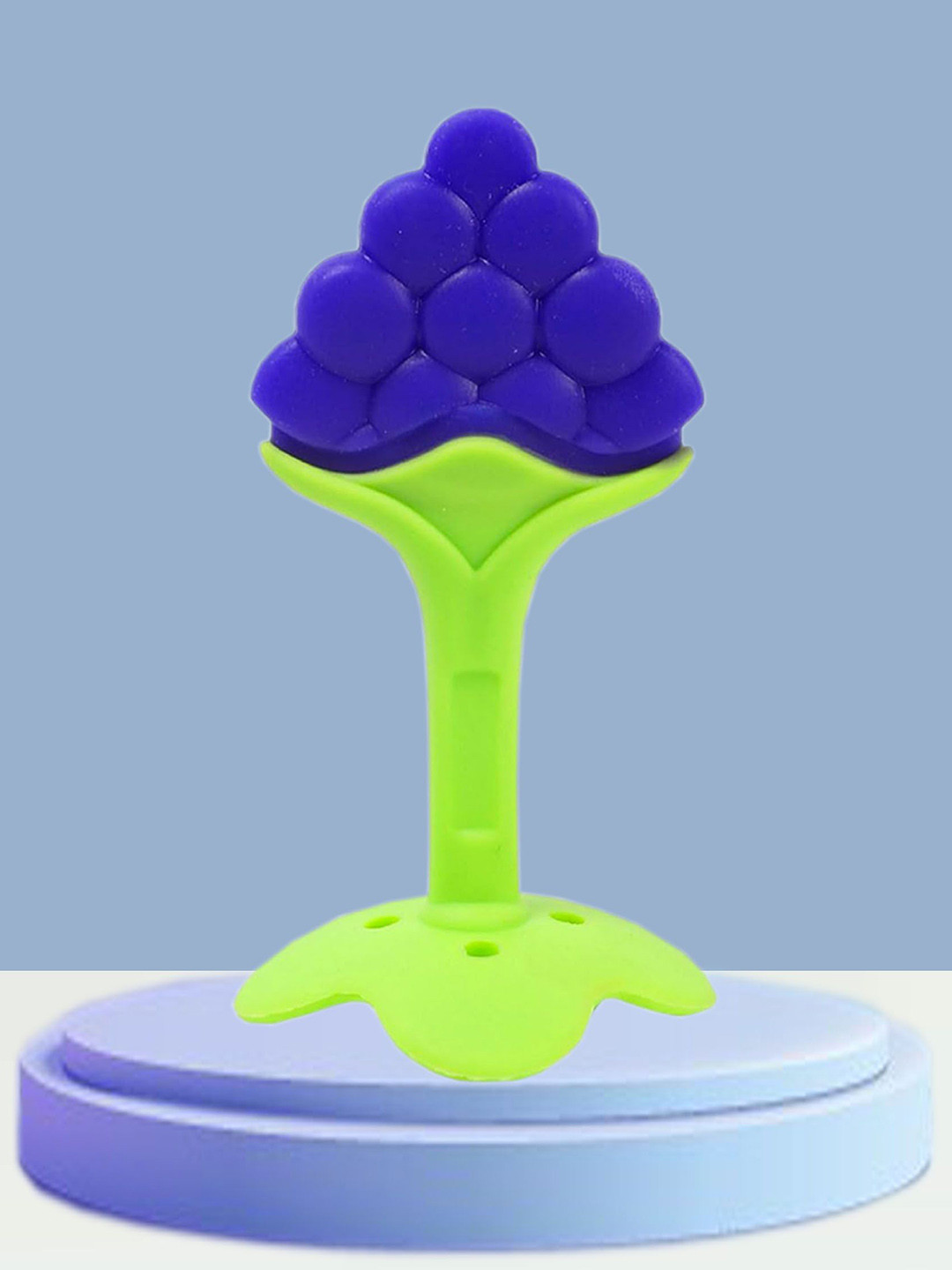 Joy Buzz Kids Grapes Shape Silicone Fruit Teether