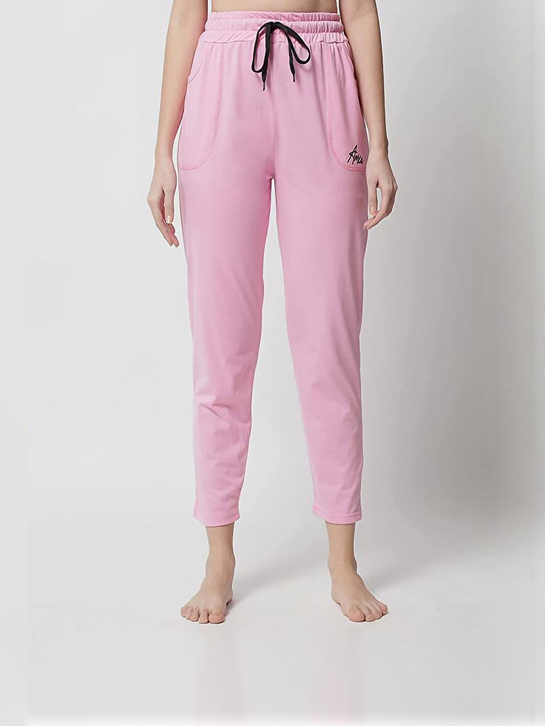 TRENDY WORLD Women Cotton Casual Plain Pyjamas/Track Pant, Women Lower, Lounge Pants