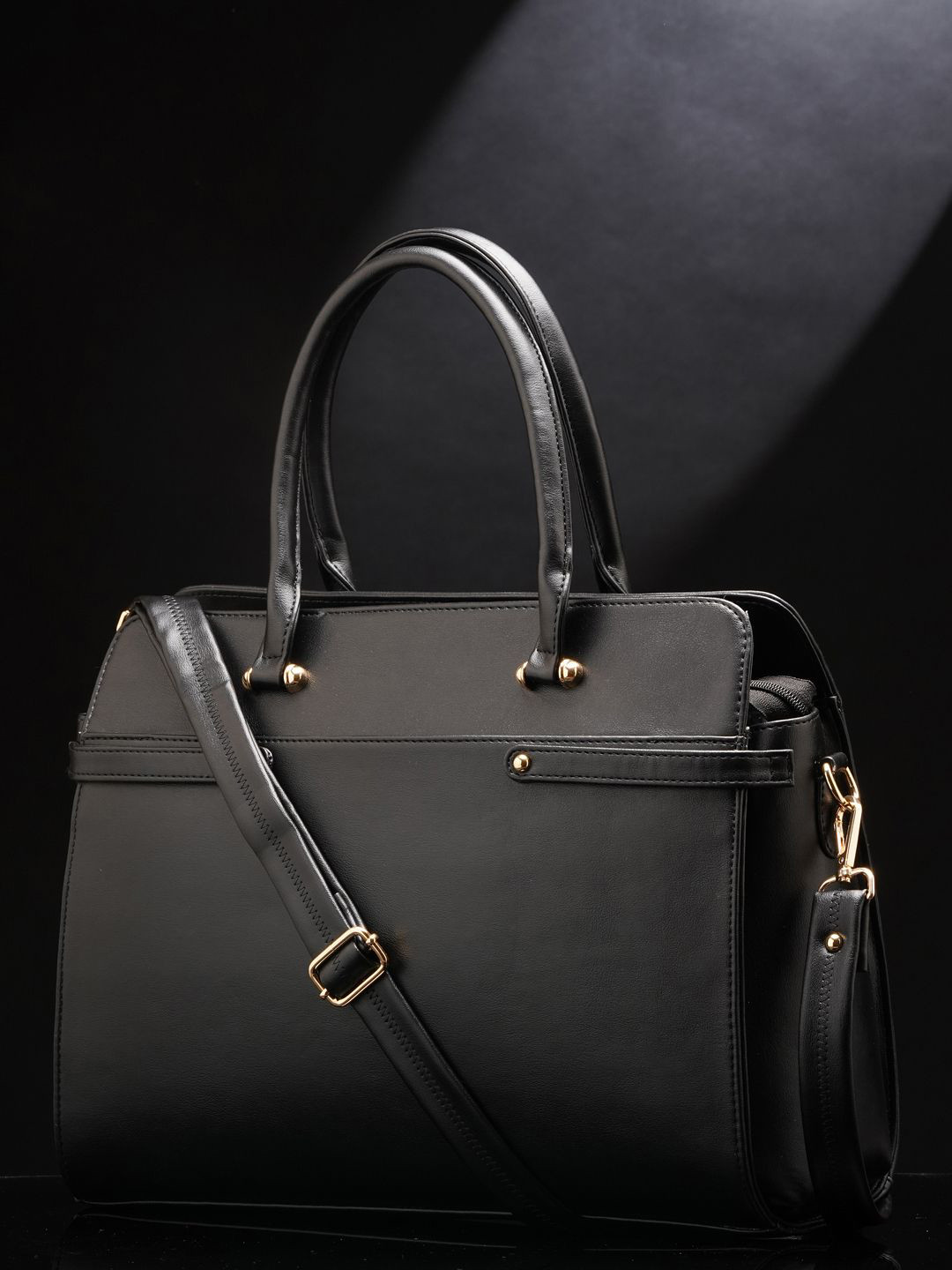 ALL ABOUT HER Oversized Structured Laptop Tote Bag