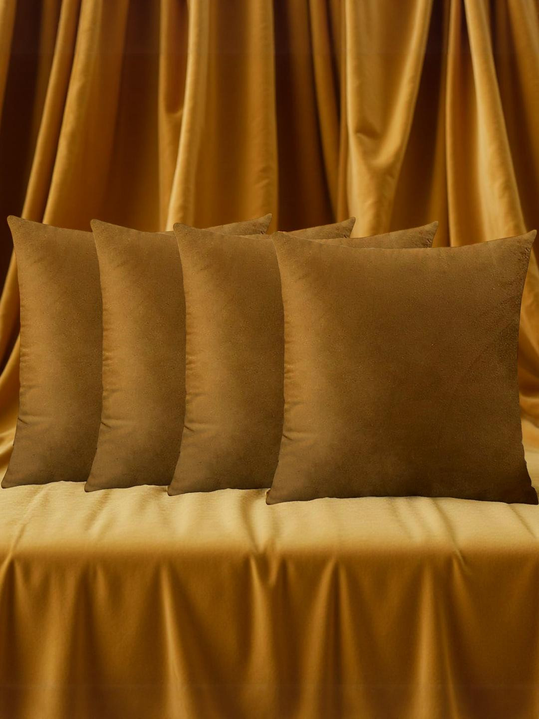 IVAZA Unisex Brown Cushion Covers