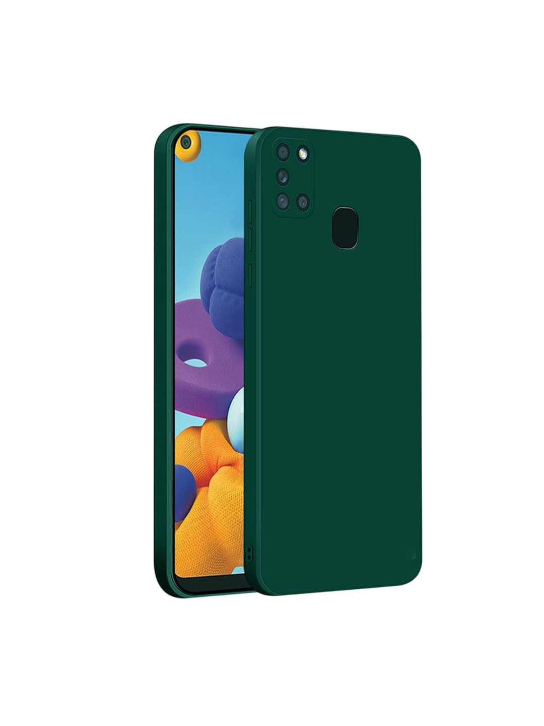 LIRAMARK Unisex Samsung Galaxy A21 S Impact Resistant Shockproof Back Case