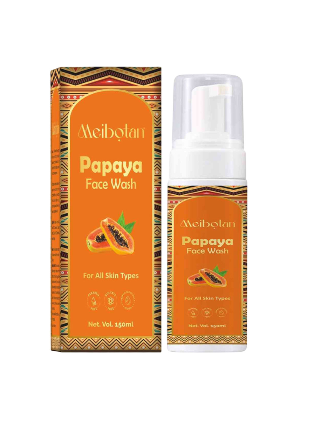 Meibotan Papaya Face Wash- 150 ml