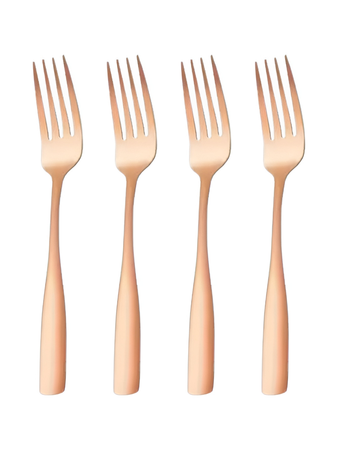 Myntra Elegant Homes Rose Gold Stainless Steel Serving Fork