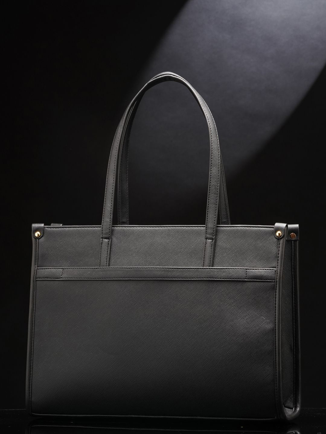 ALL ABOUT HER Structured Laptop Tote Bag