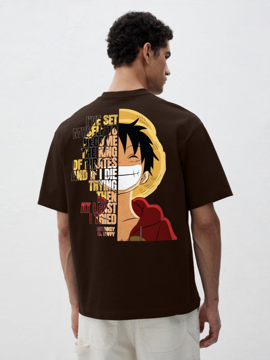 TOGS & TERRE Anime Printed Oversized Organic Cotton T-shirt