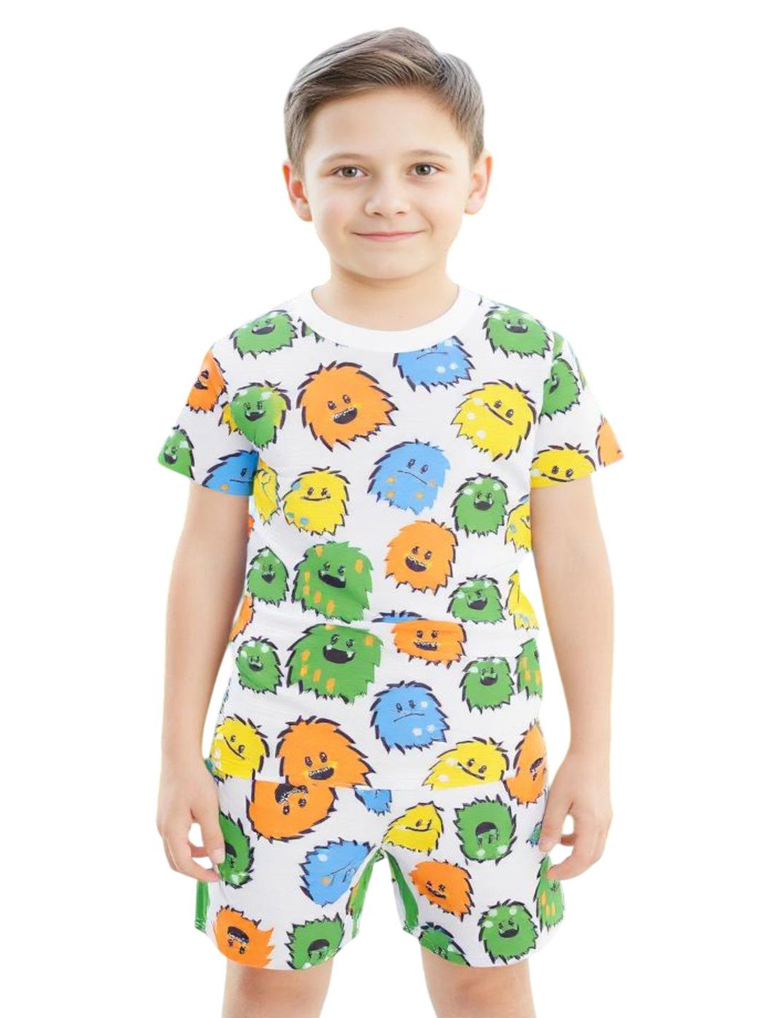 Sagar Impex Kids Printed T-shirt with Shorts