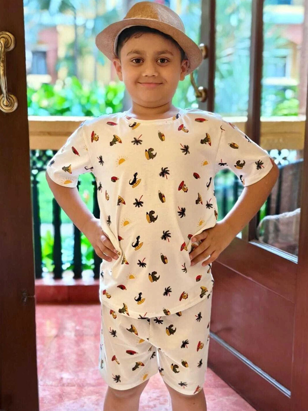 Keenuu Boys Round Neck Night suit