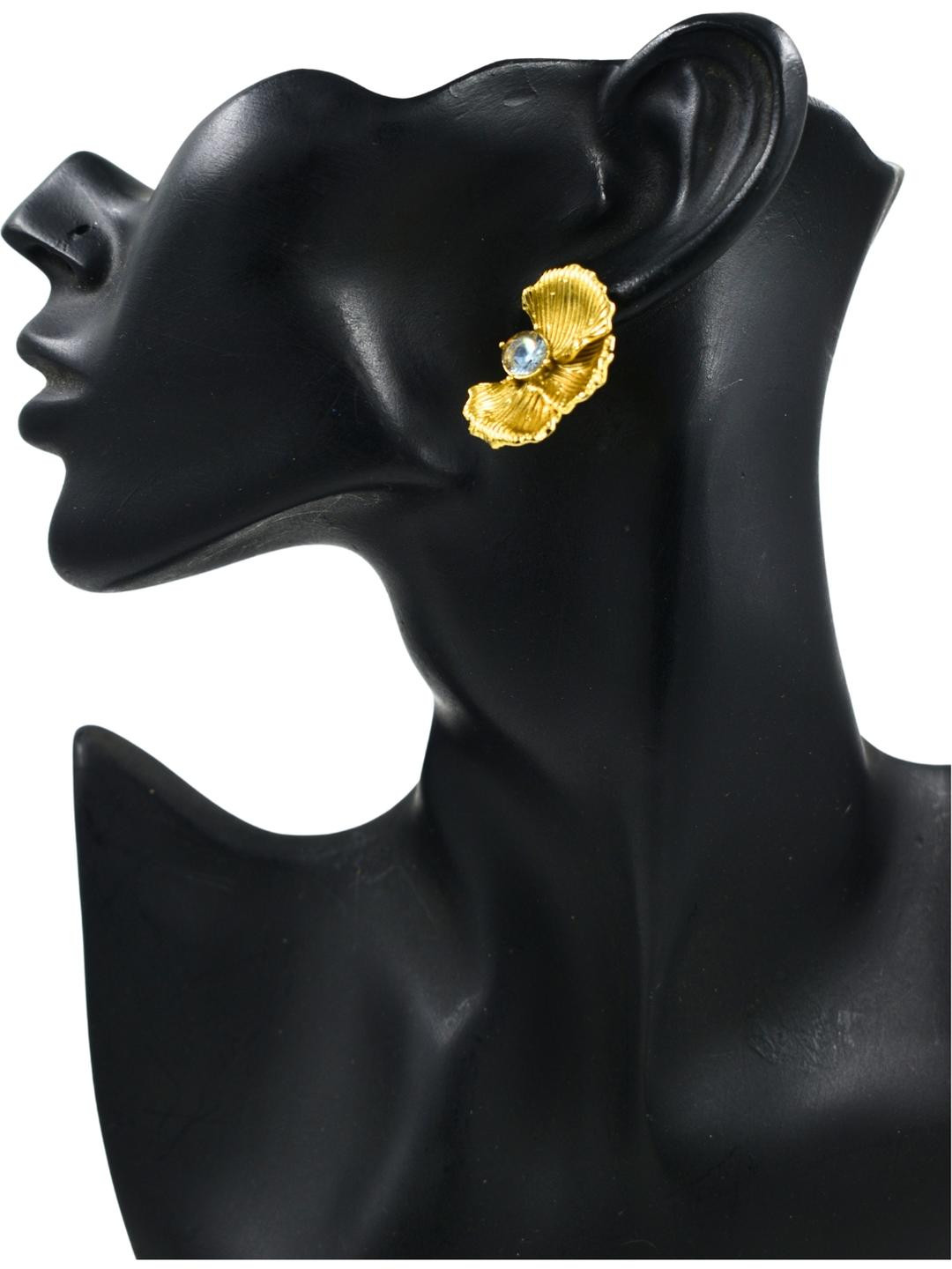 Stainless Steel Anti Tarnish Golden Western Earrings