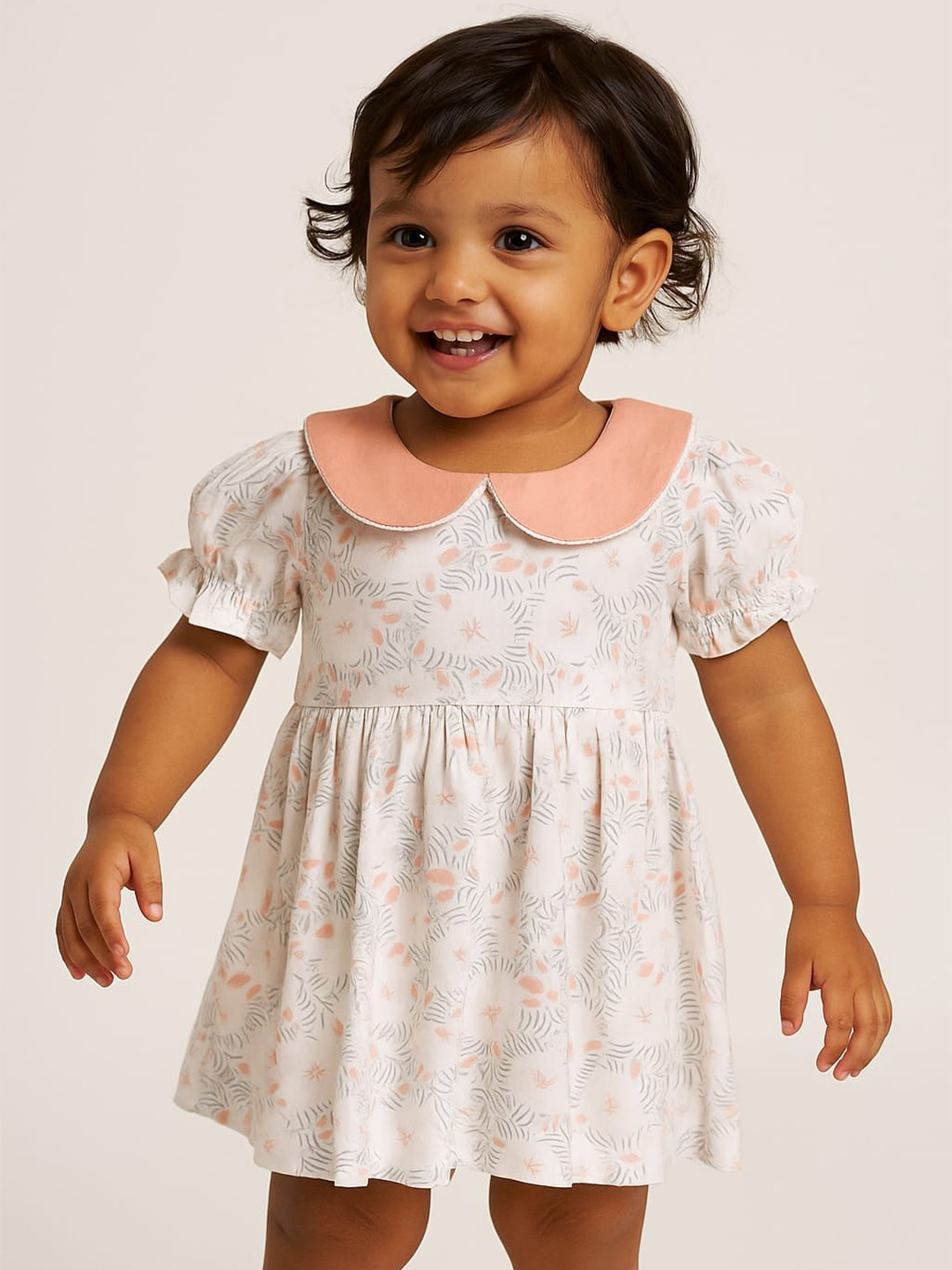 EARTHY TWEENS Girls Whimsical Whisper Cotton Dress