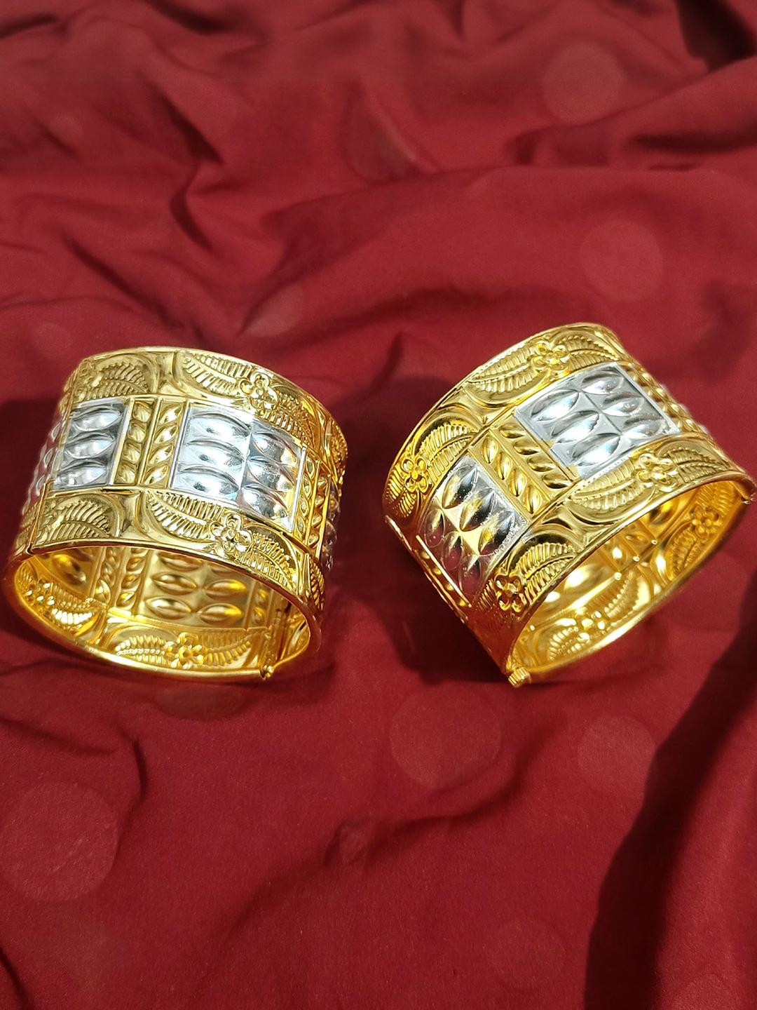 Balaji Gold Assamese Traditional Bangle - 1pair