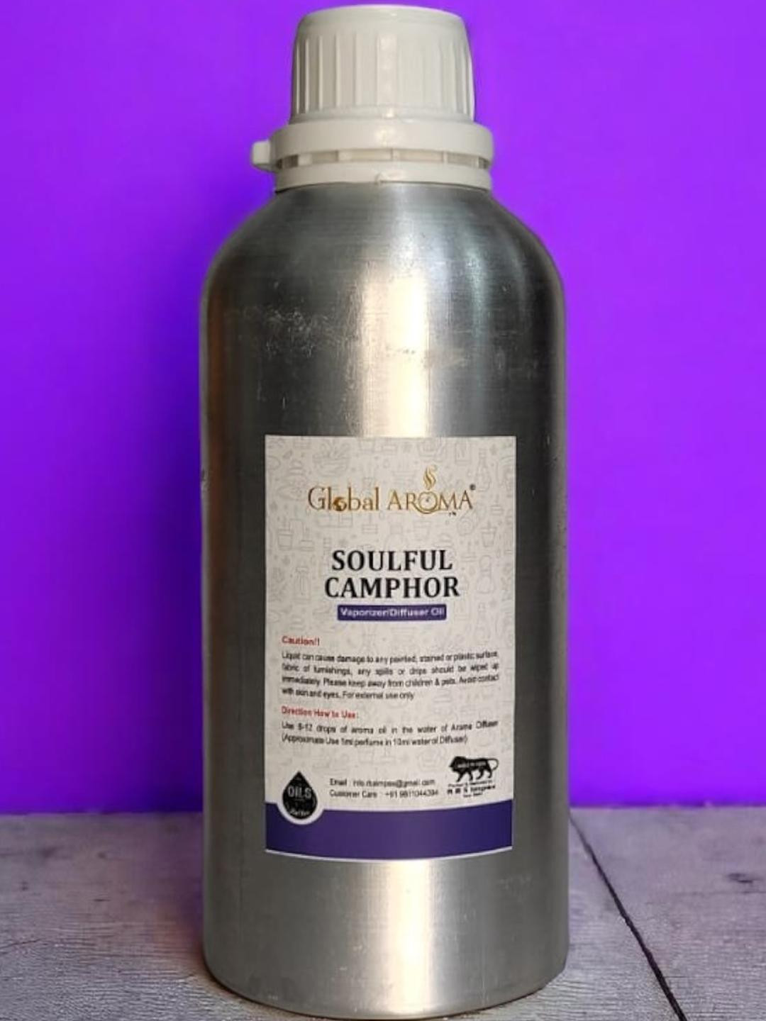 GLOBAL AROMA 250ML Soulful Camphor Diffuser Oil