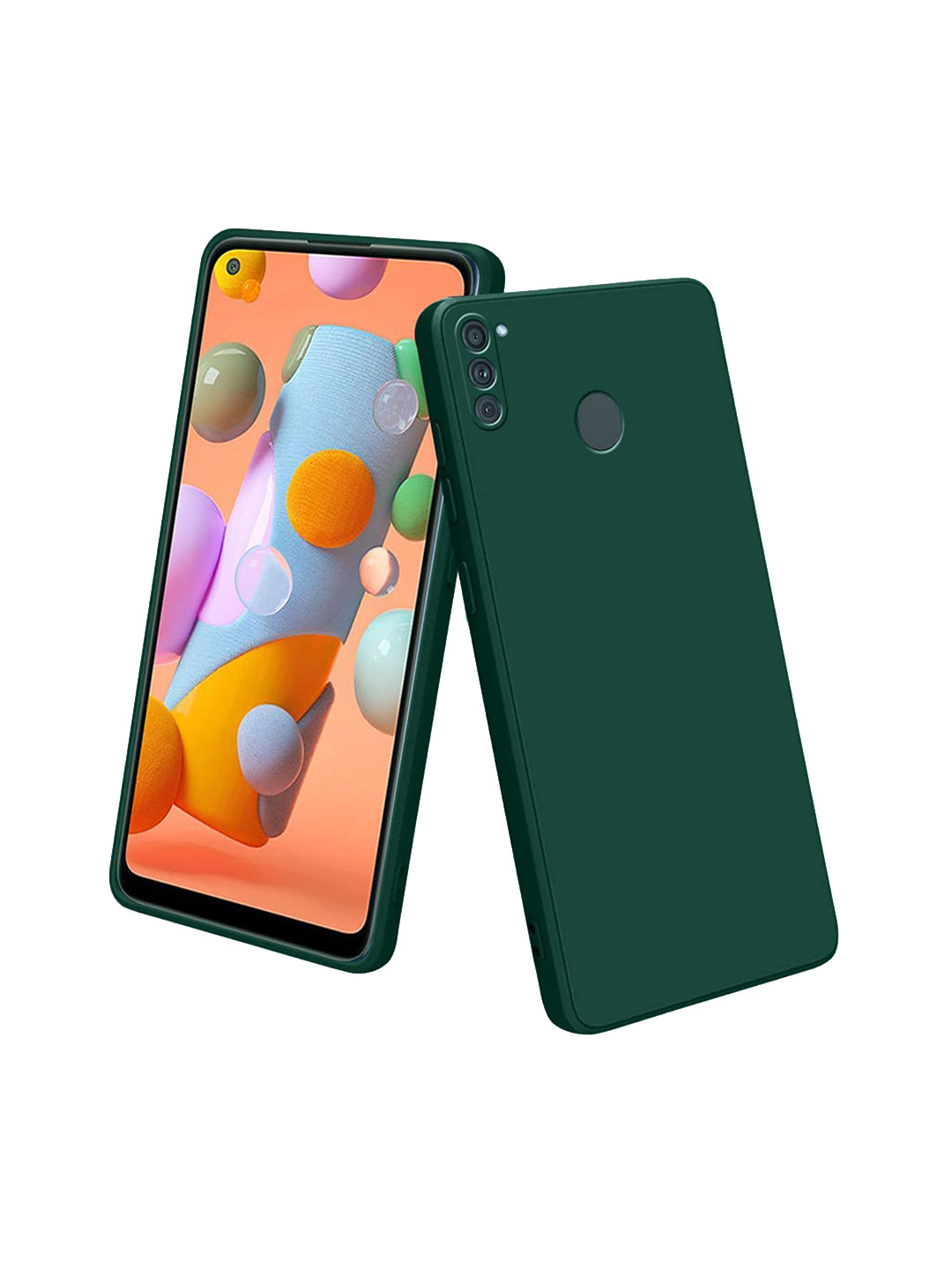 LIRAMARK Unisex Samsung Galaxy A11 & Galaxy M11 Impact Resistant Shockproof Back Case
