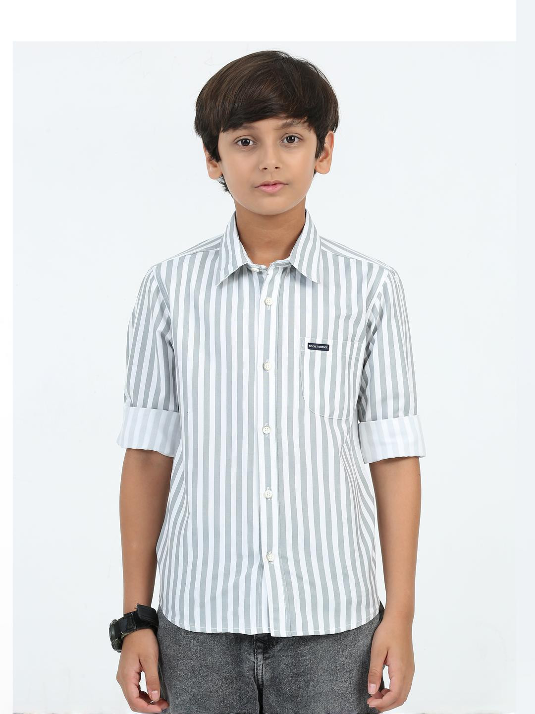 Rocket Science Boys Striped Casual Shirt