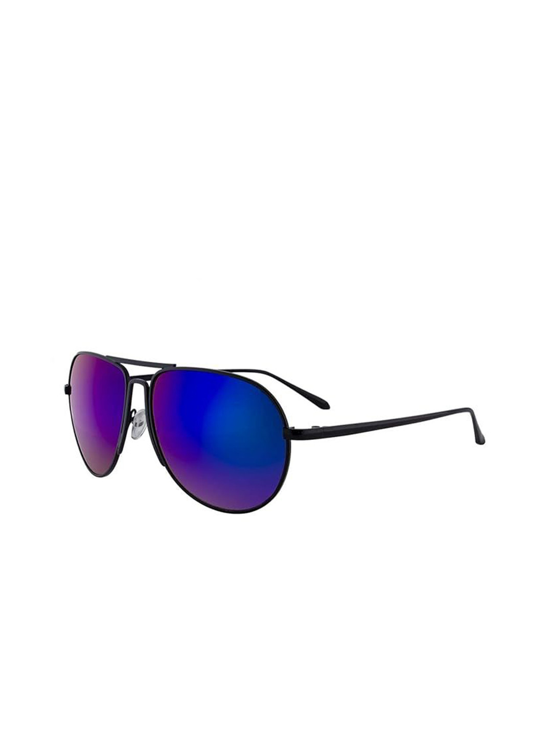 AUGEN Unisex Purple Shield Sunglasses With UV Protected Lens SG-06-Purple-Black