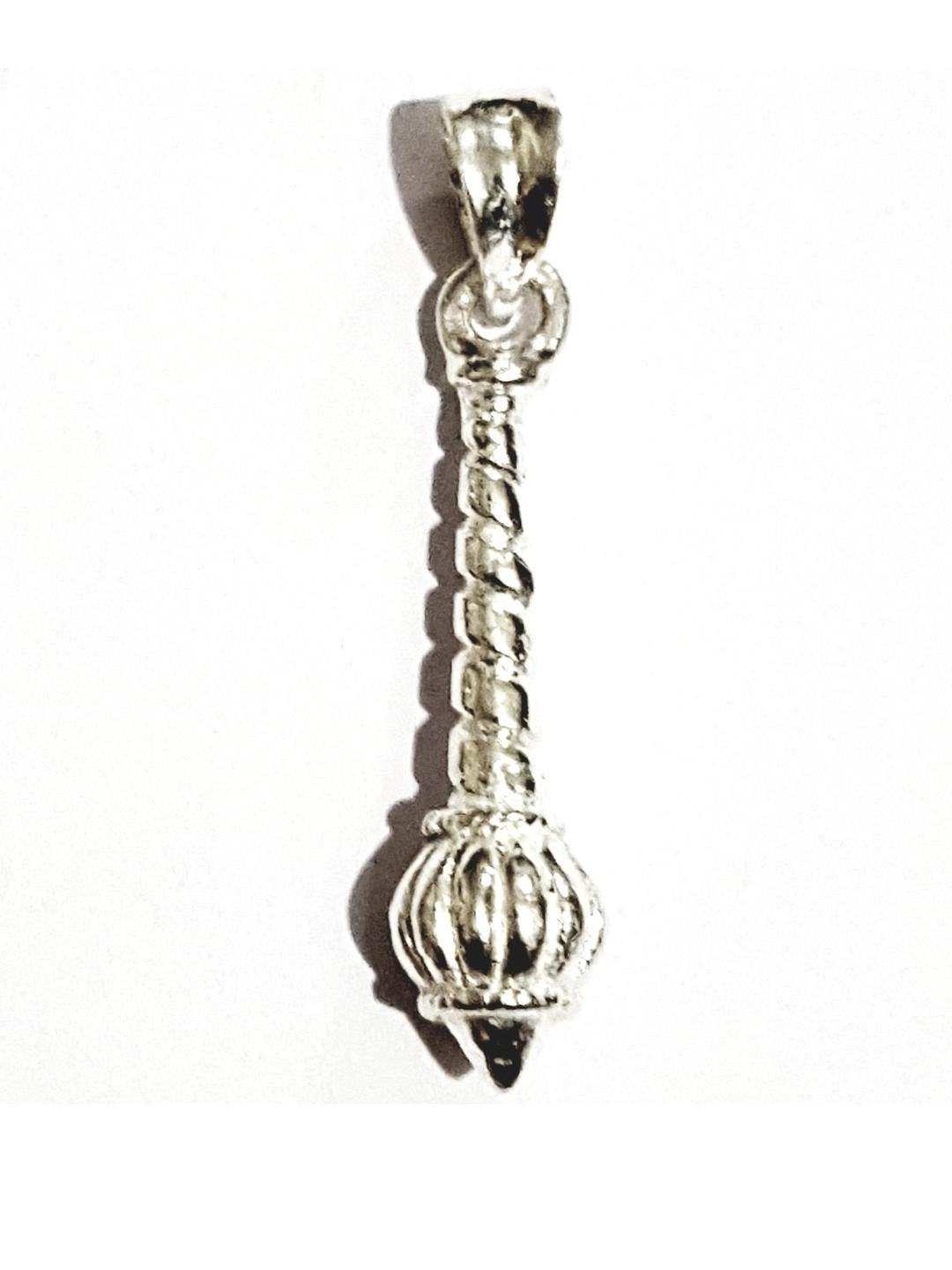 RAVIOUR LIFESTYLE Silver-Plated Hanuman Gada Pendants