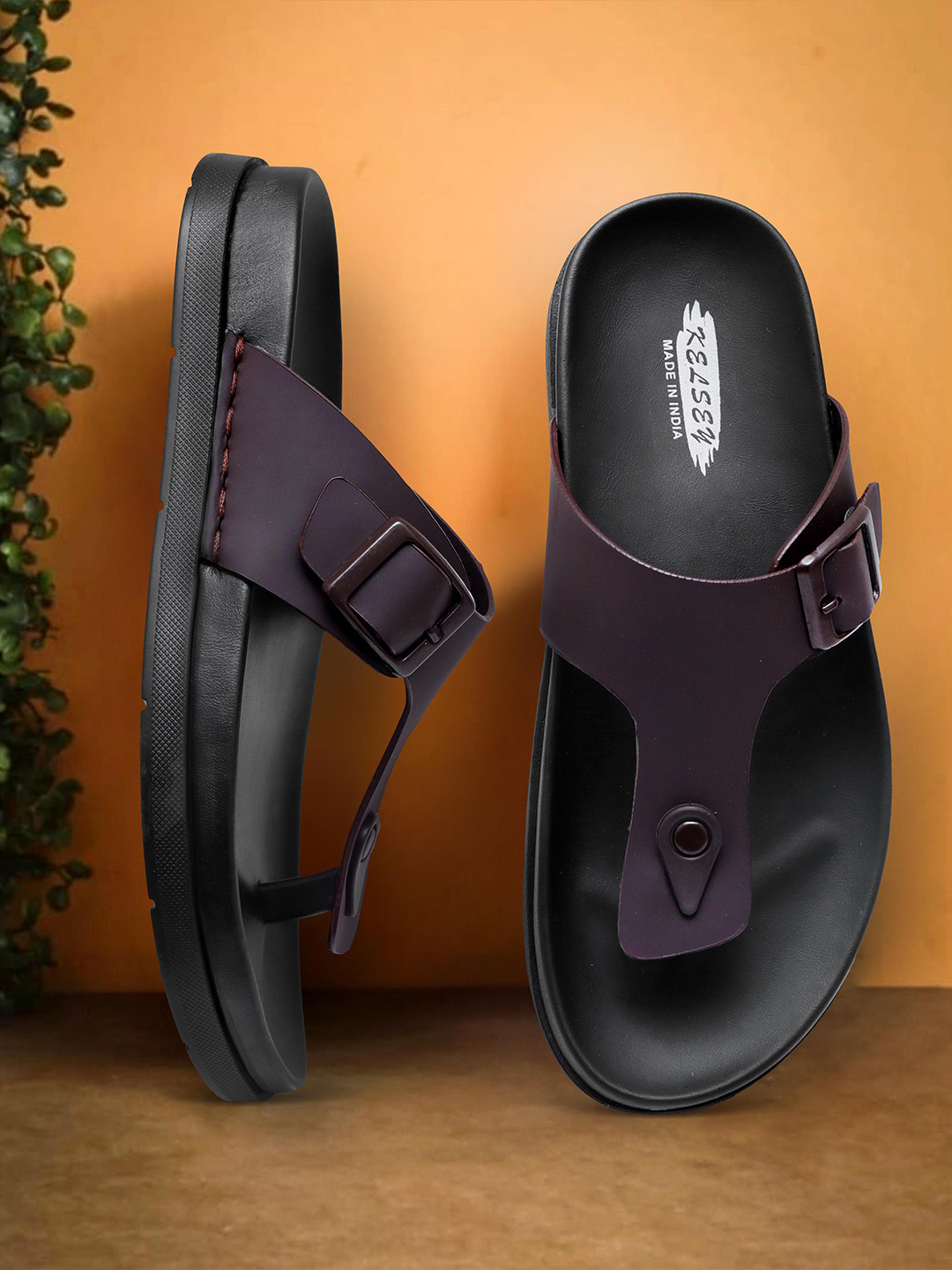 Kelsey Men Comfort Sandals with Buckle