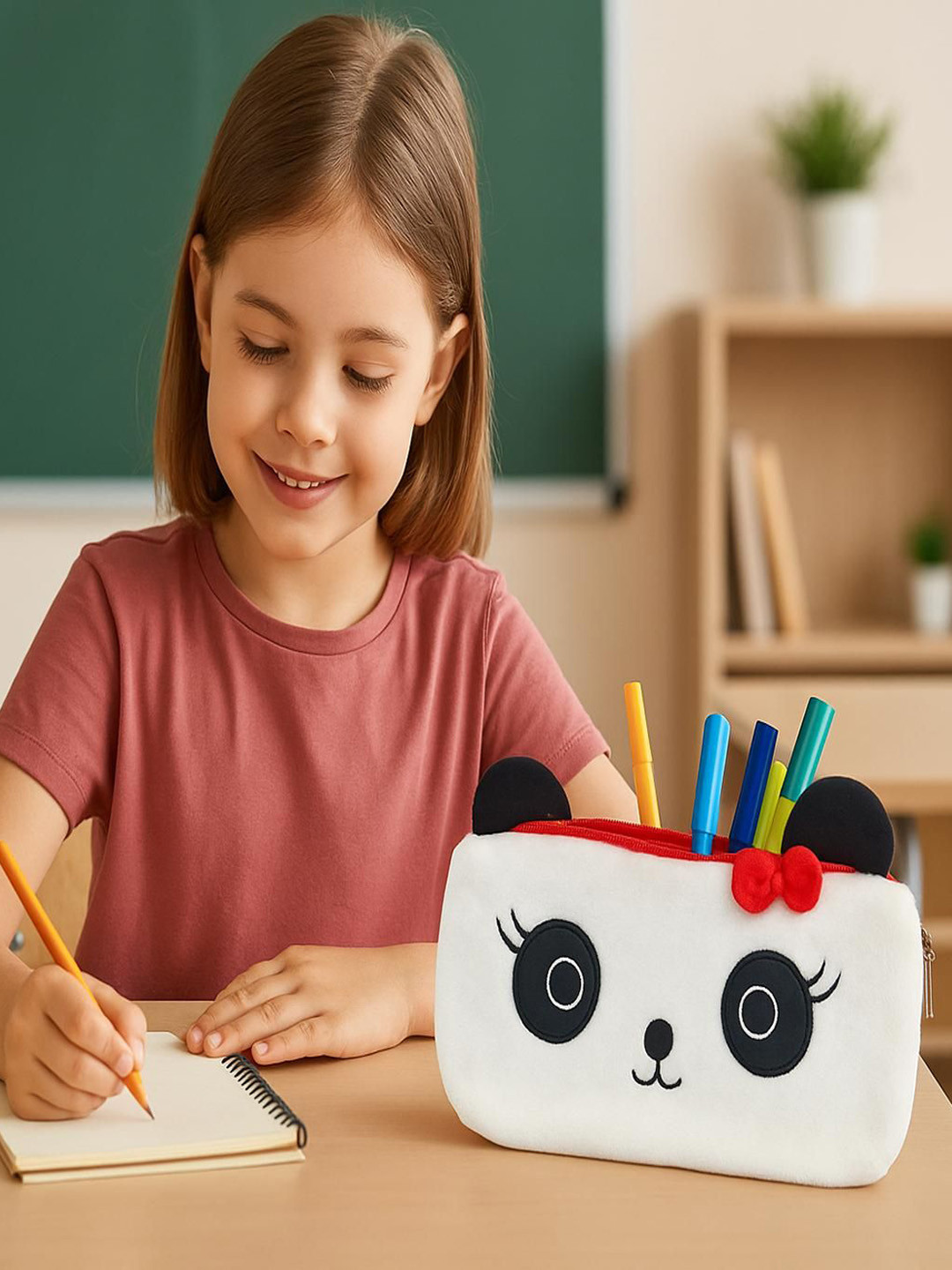 Awestuffs Compact Lock Panda Pouch