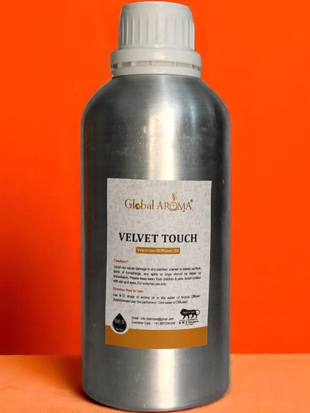 GLOBAL AROMA Silver Toned Velvet Touch Diffuser Oil 500ML