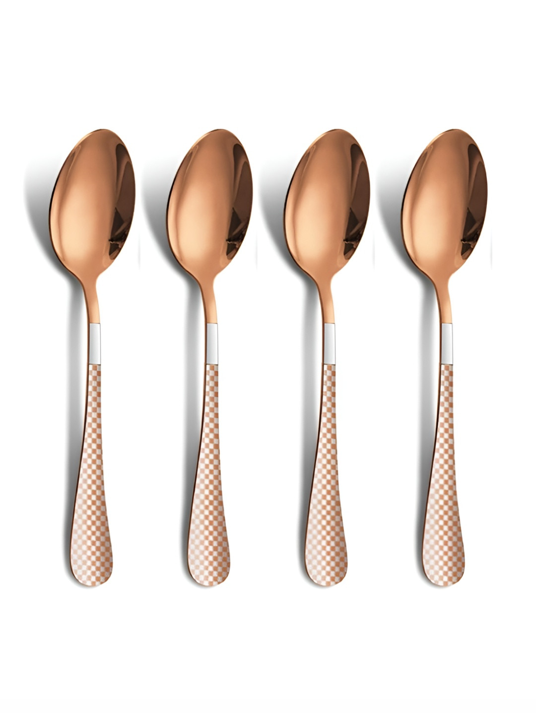 Myntra Elegant Homes Rose Gold Stainless Steel Table Spoon