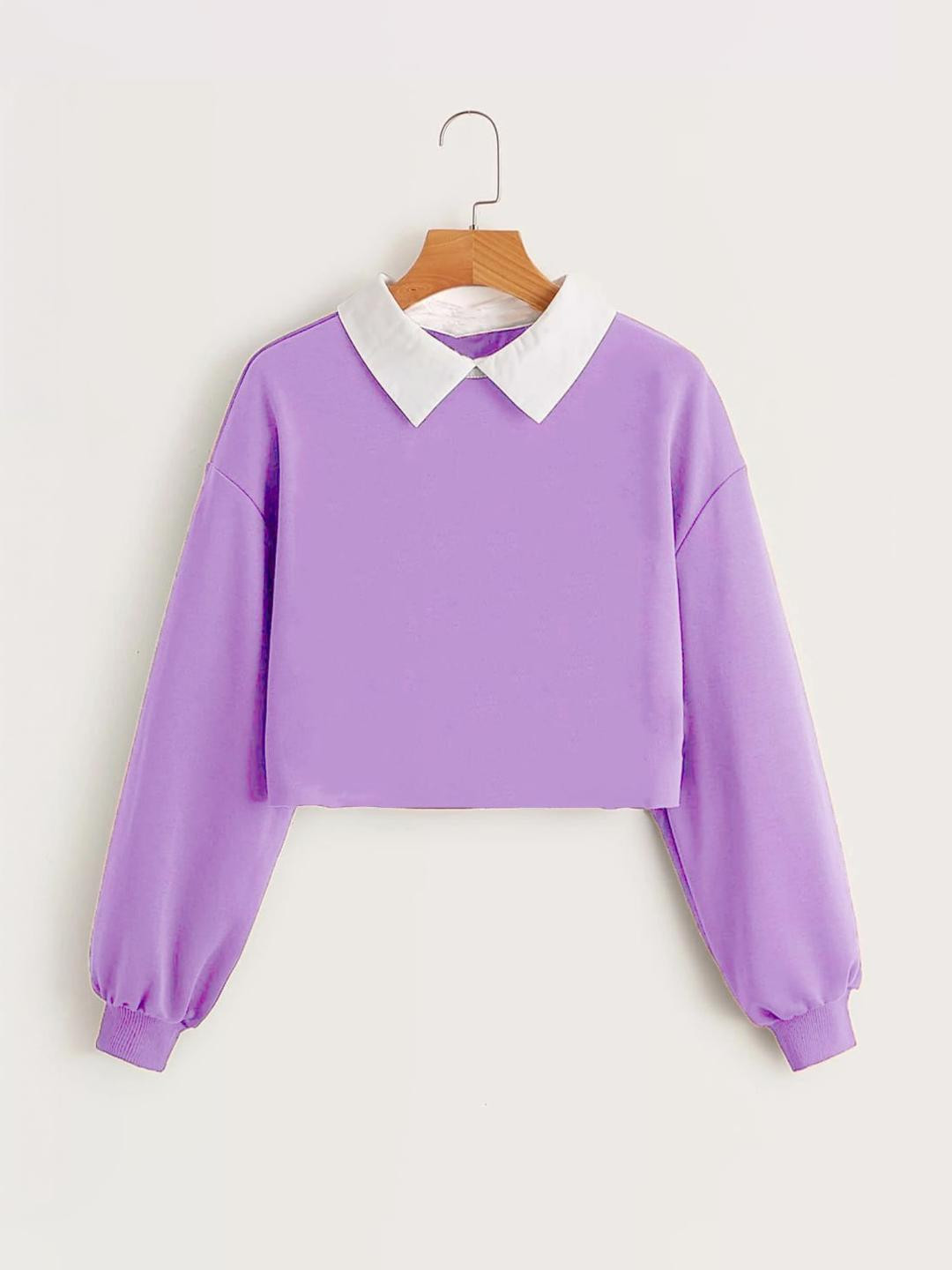 RAMADHUTA Girls Purple Tshirts