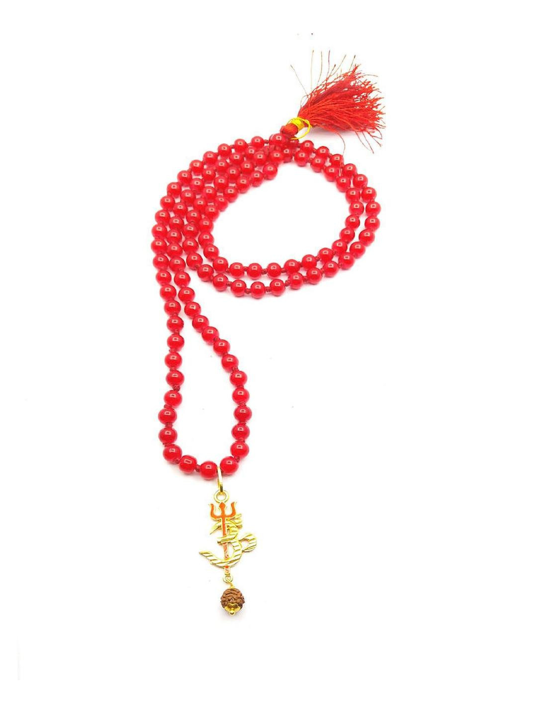 RAVIOUR LIFESTYLE Ohm Pendent and Beaded Chain