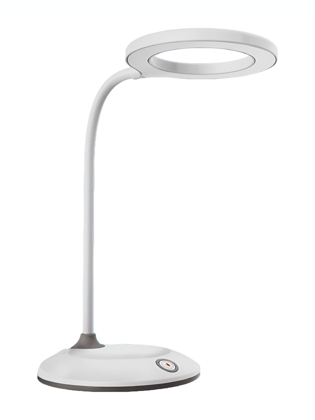 Philips White Acrylic Cylindrical Shaped Table Lamp With Adjustable Cord