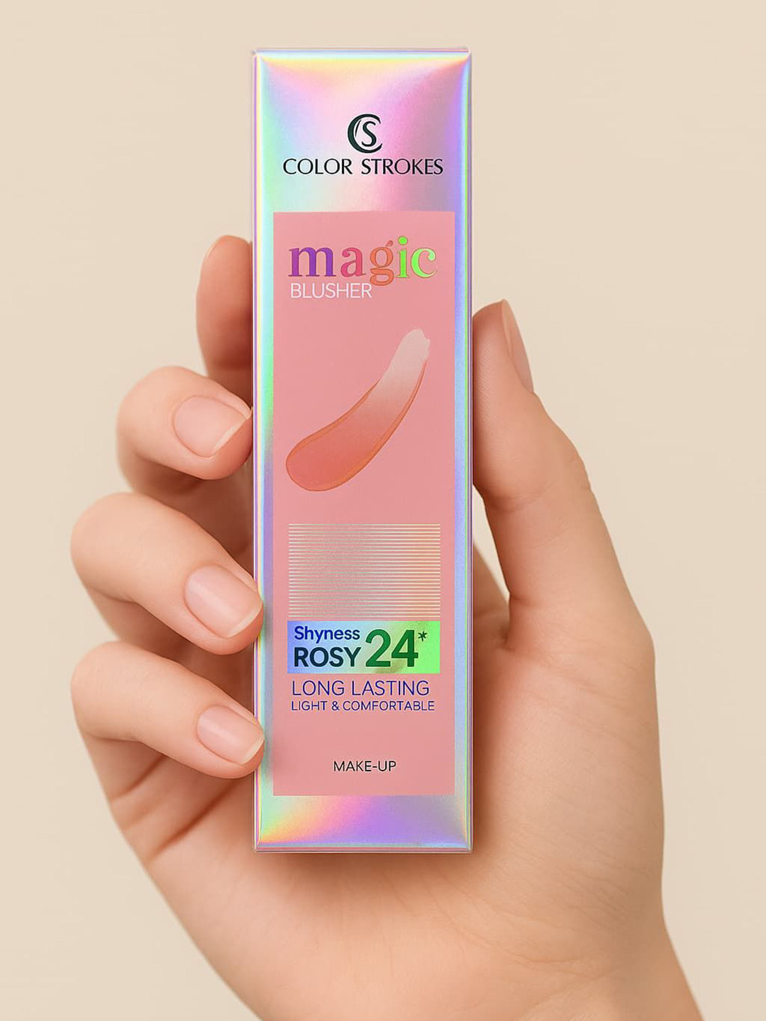 color strokes Set Of 2 Magic Blusher - 25 g And Beauty Blender