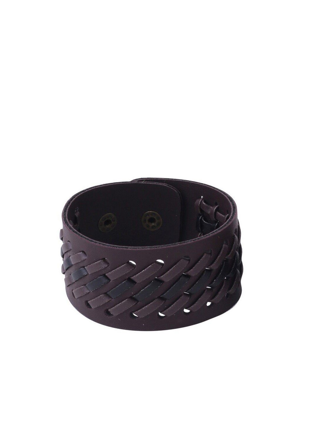 Anouk Men's Brown Leather Bracelet