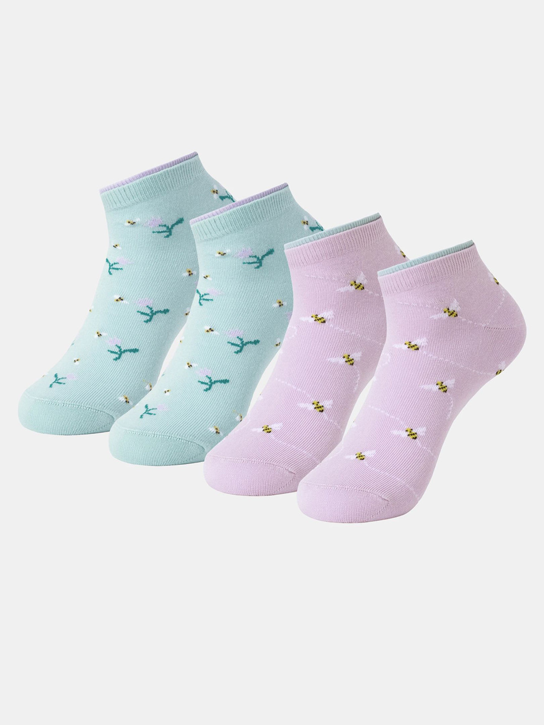 Jockey Pack of 2 Compact Cotton Stretch Low Show Socks with StayFresh Treatment - 7480