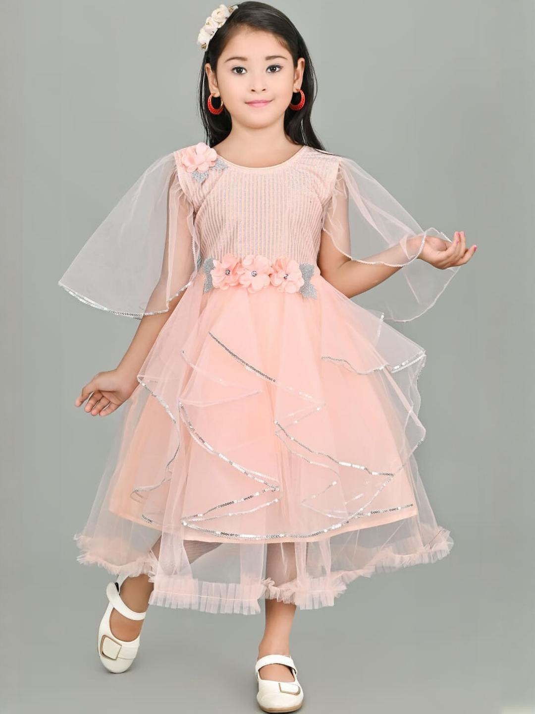 NFashion Girls Orange Dresses