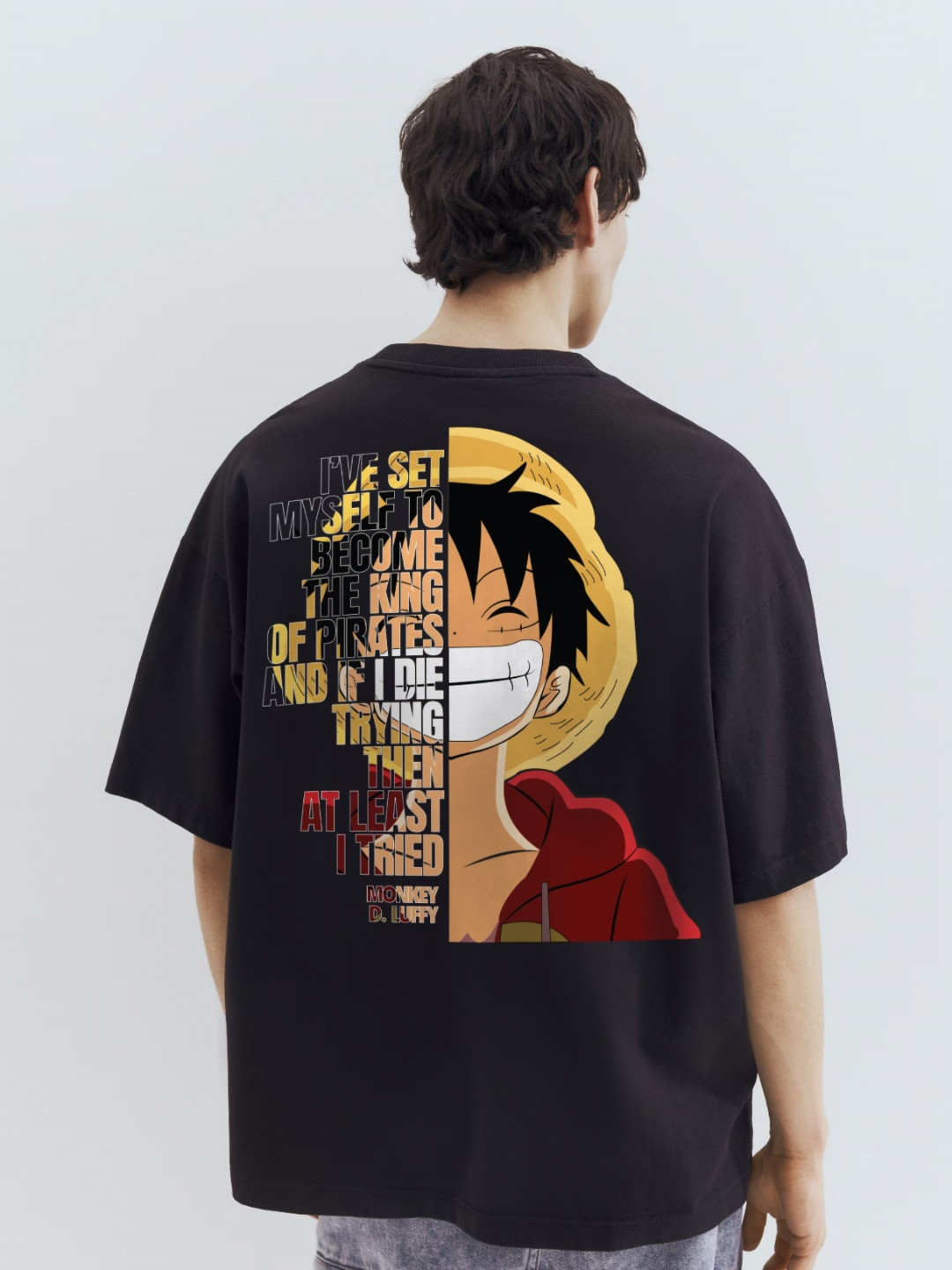 TOGS & TERRE Anime Printed Oversized Organic Cotton T-shirt