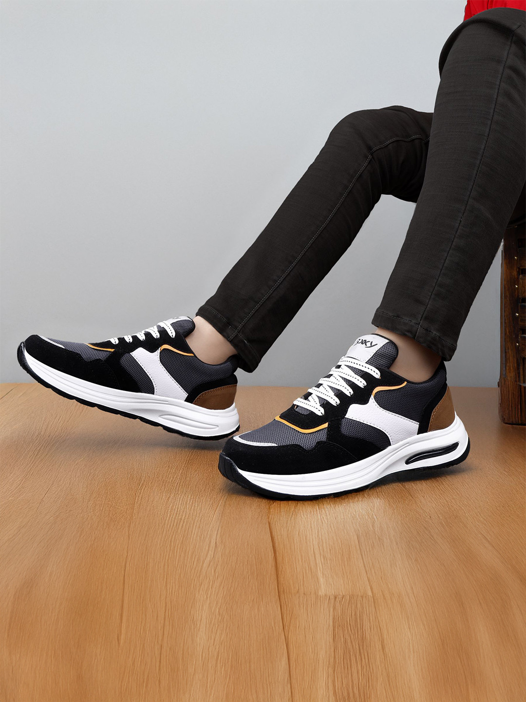 Bxxy Men Latest Lace-up Running Sports Shoes