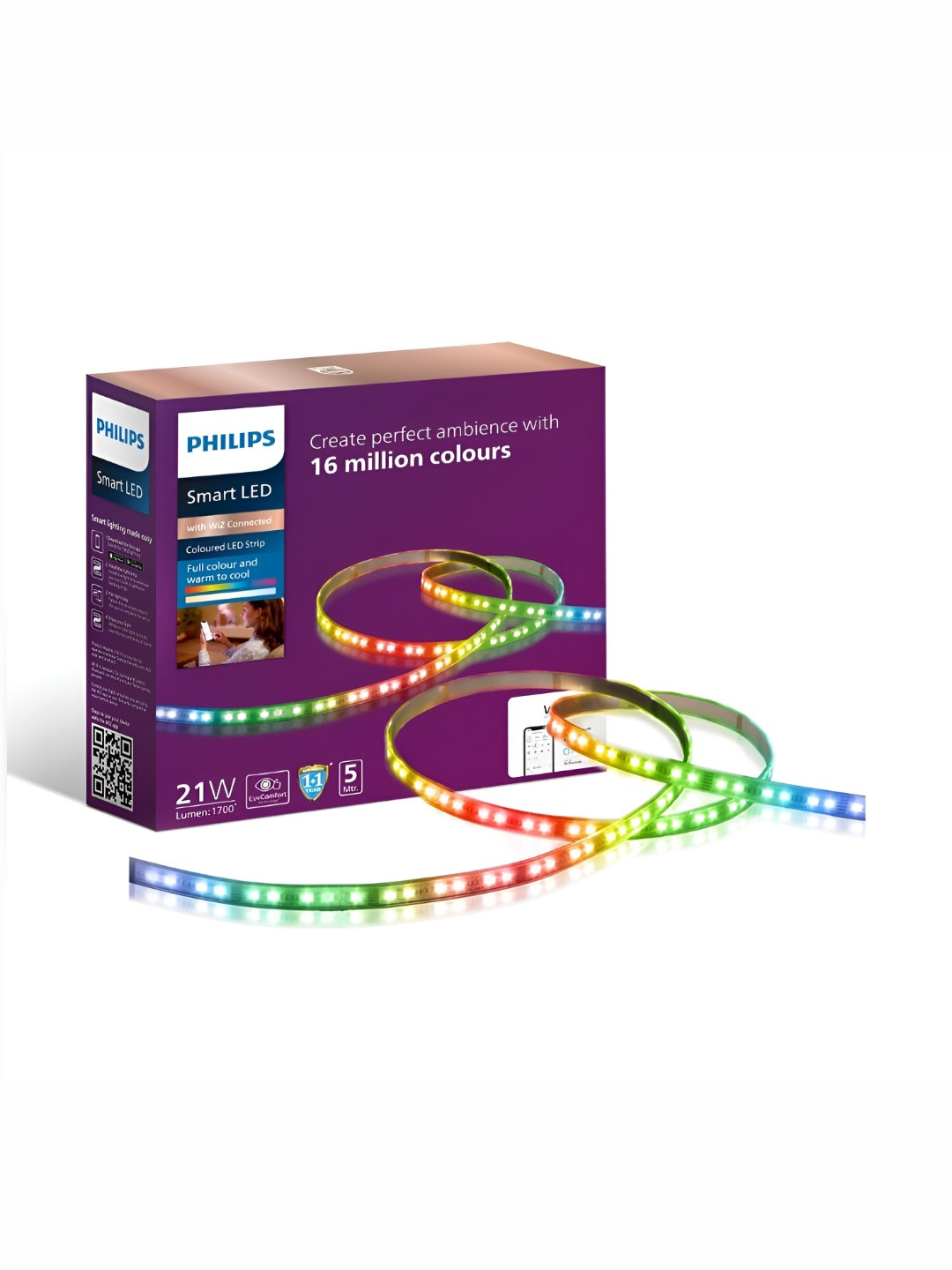 Philips Green & Red 16 Millions Colors Rice Shaped LED String Lights